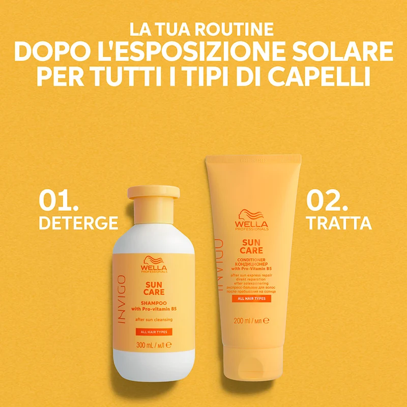 Wella Invigo Sun Care After Sun Cleansing Shampoo 300ml - shampoo dopo sole