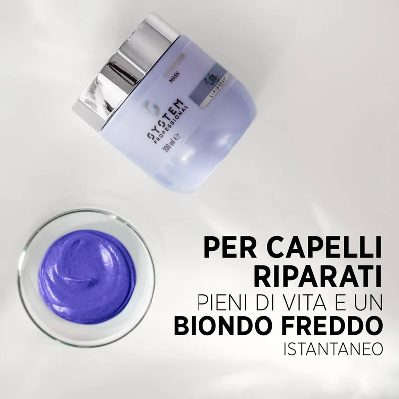 System Professional LuxeBlond Mask 75ml - maschera capelli biondi freddi