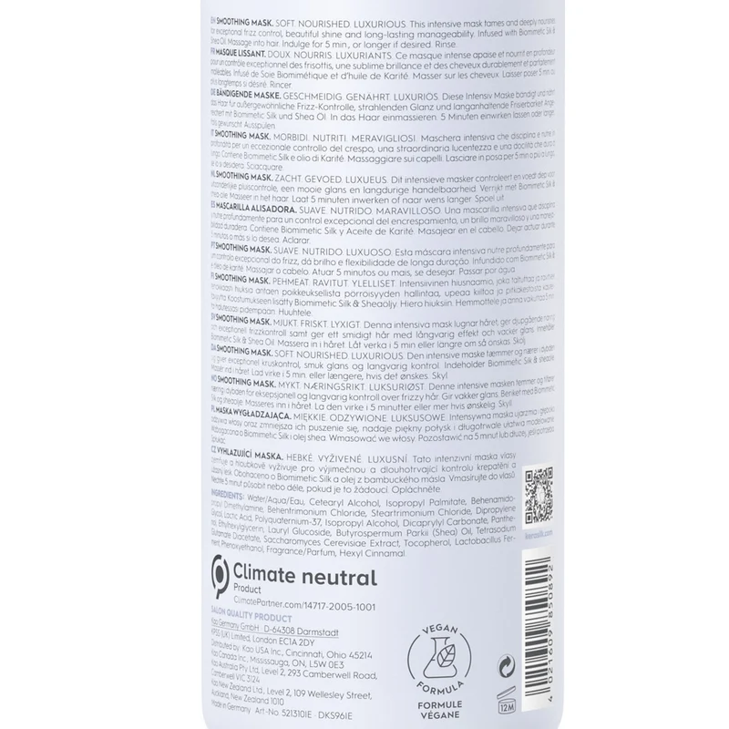 Kerasilk Specialists Smoothing Mask 500ml - maschera anti-crespo