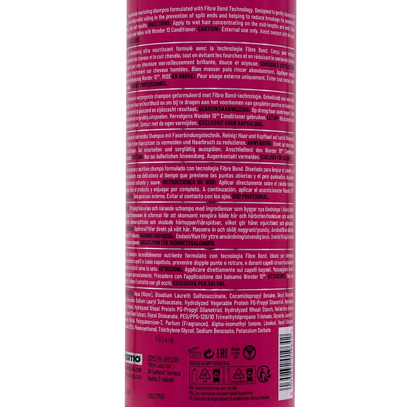 Osmo Wonder 10 Shampoo 400ml - shampoo capelli danneggiati