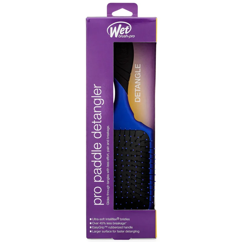 WetBrush Pro Paddle Detangler Royal Blue - spazzola per doccia con fori acquavents blu