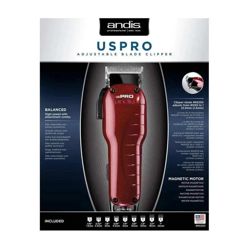 Andis UsPro Tagliacapelli Adjustable Blade Clipper