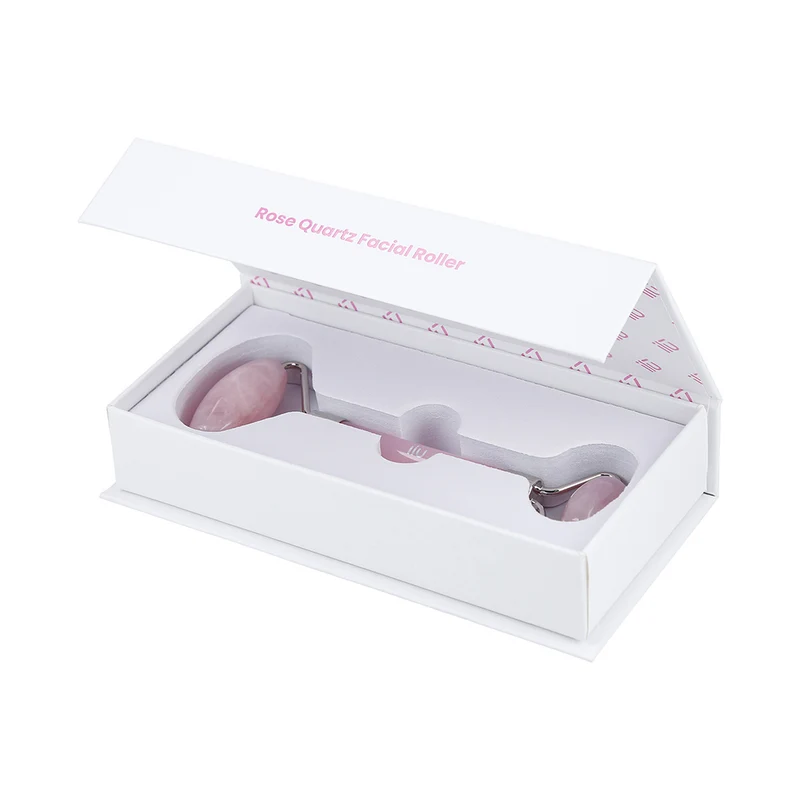 Ilū Make Up Rose Quarz Facial Roller - rullo quarzo rosa