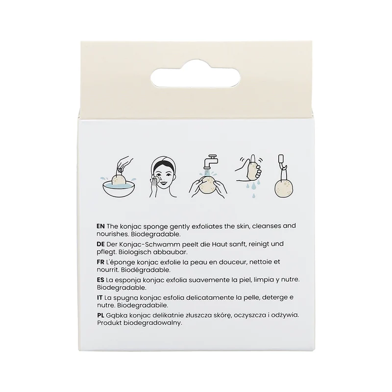 Ilū Make Up Konjac Sponge White - spugna in konjac
