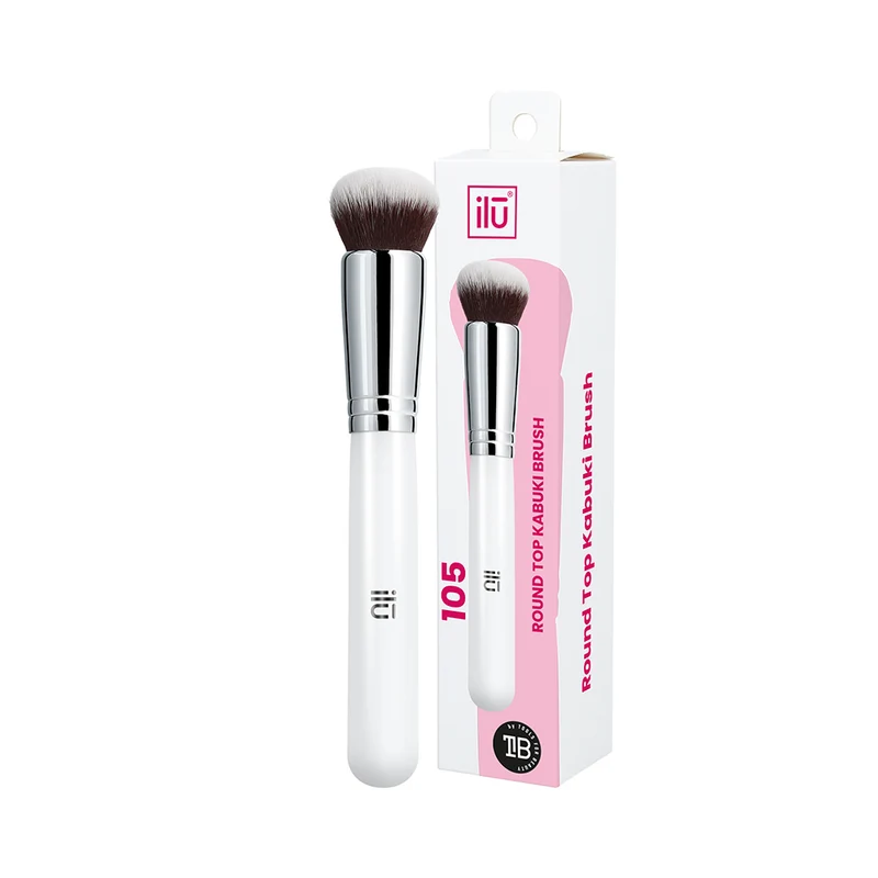 Ilū Make Up Round Top Kabuki Brush 105 - pennello fondotinta
