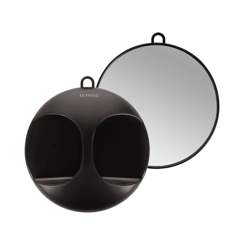 Lussoni Black Round Mirror Ø29 cm - specchio rotondo