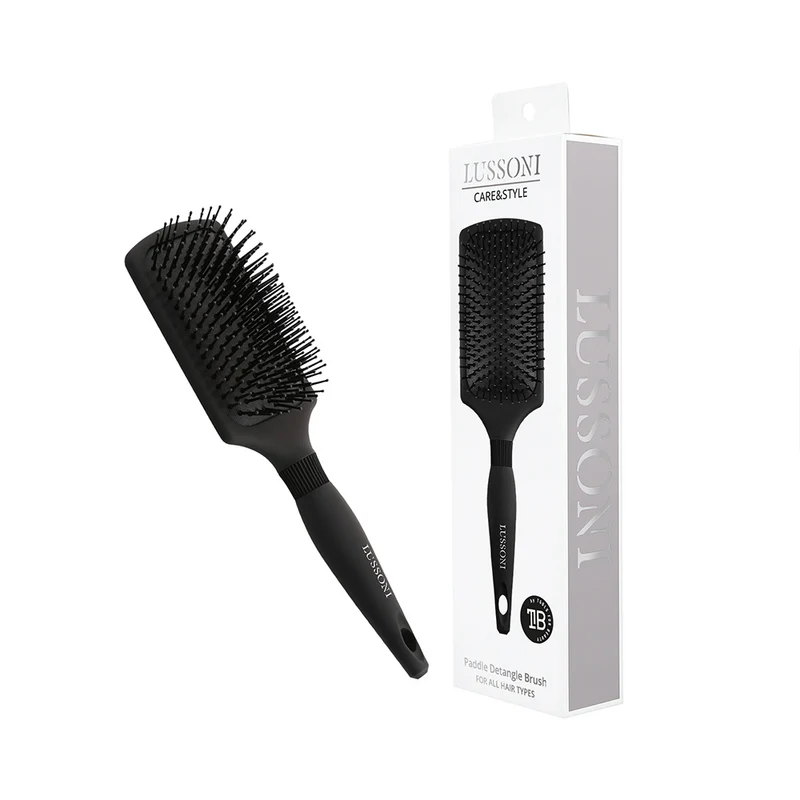 Lussoni Haircare Brush C&S Paddle Mixed Bristle - spazzola piatta
