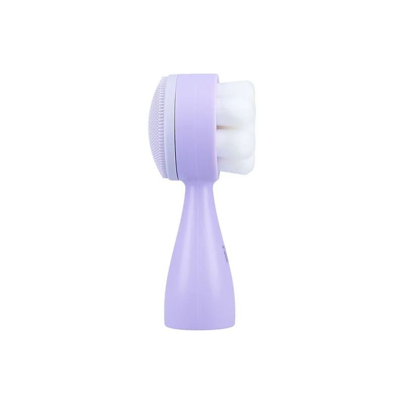 ilū Skin Care Face Brush Purple - spazzola viso in silicone
