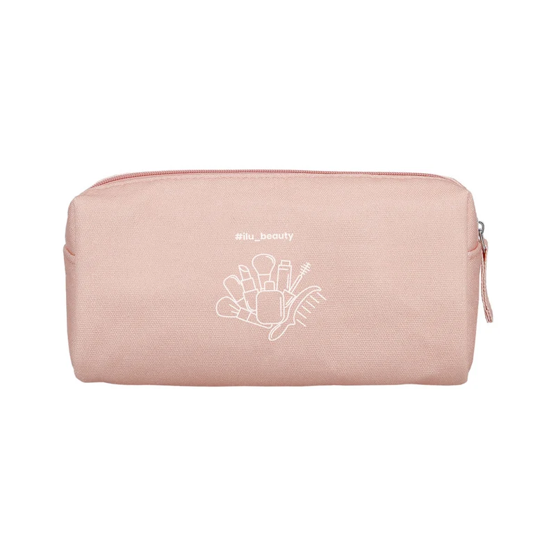 ilū Cotton Beauty Bag Orange - pochette porta trucchi