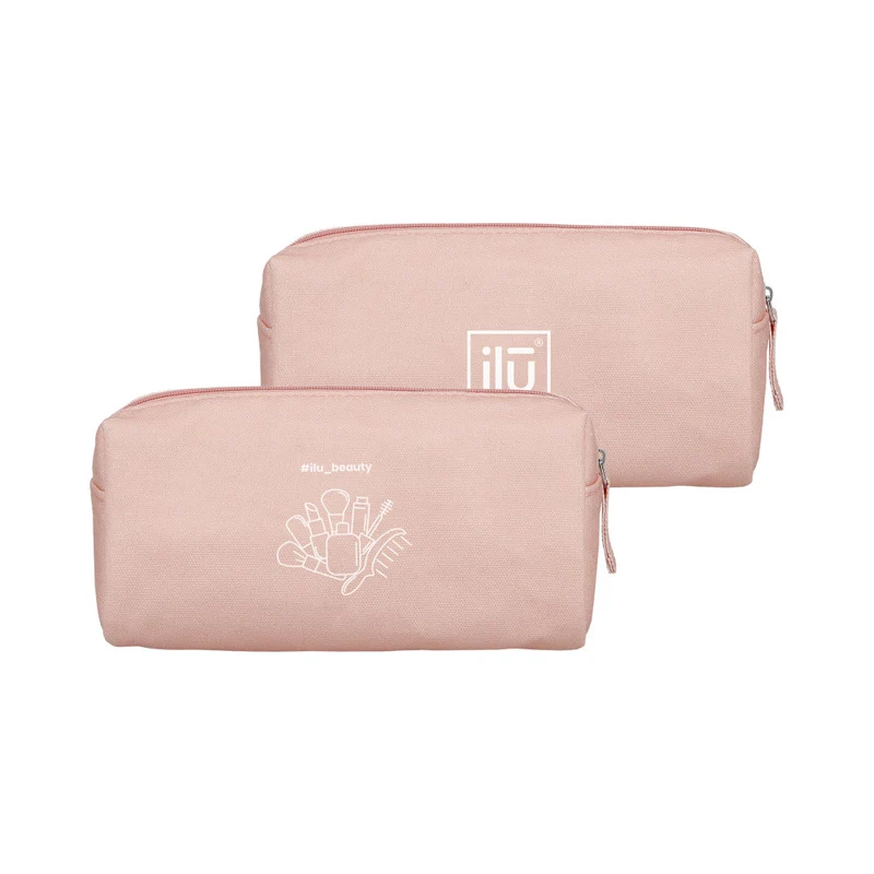 ilū Cotton Beauty Bag Orange - pochette porta trucchi