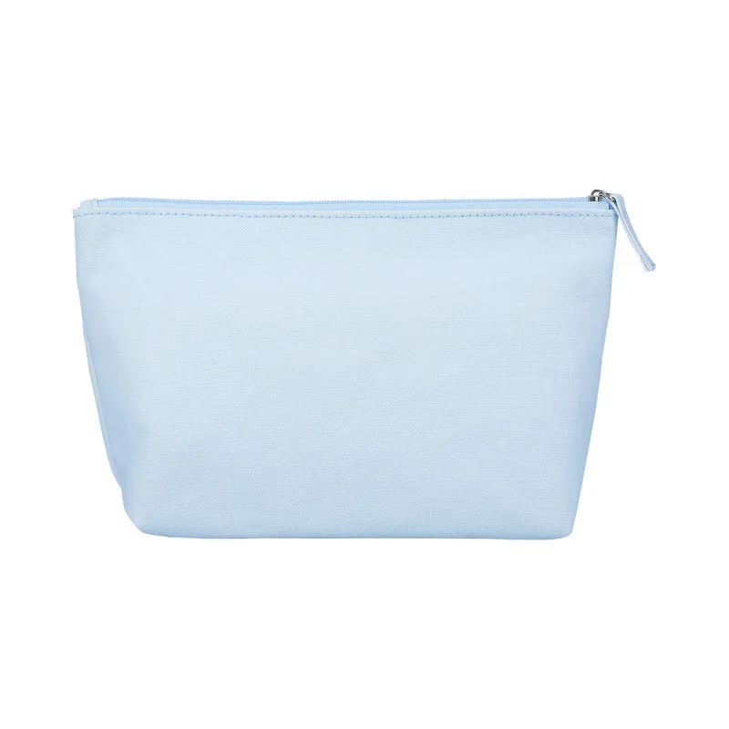 ilū Make Up Cotton Beauty Bag Blue - pochette porta trucchi