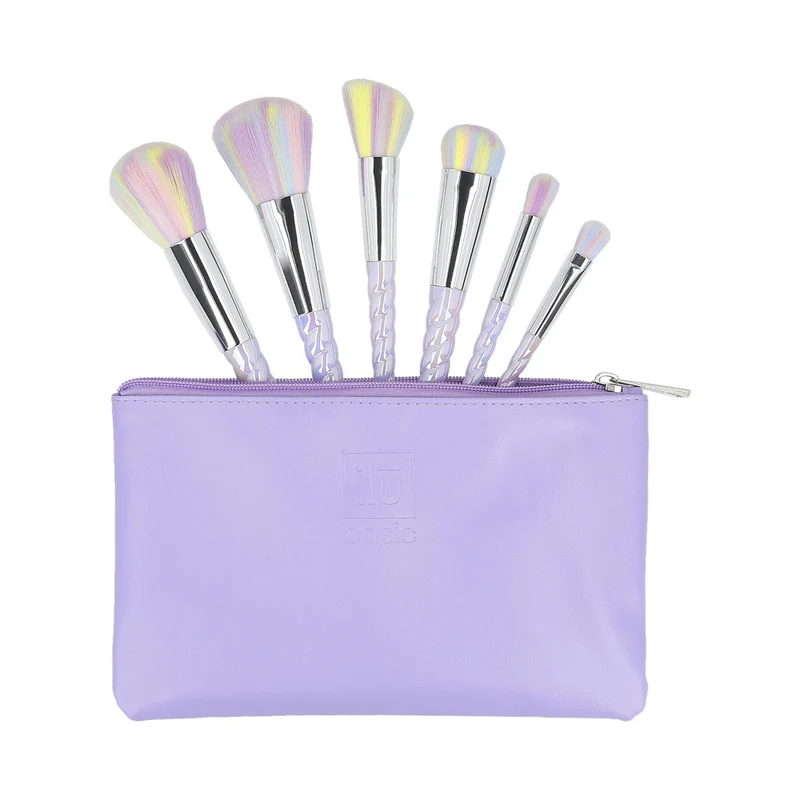 ilū Makeup Brushes 6pz + Case Set Unicorn- set di pennelli