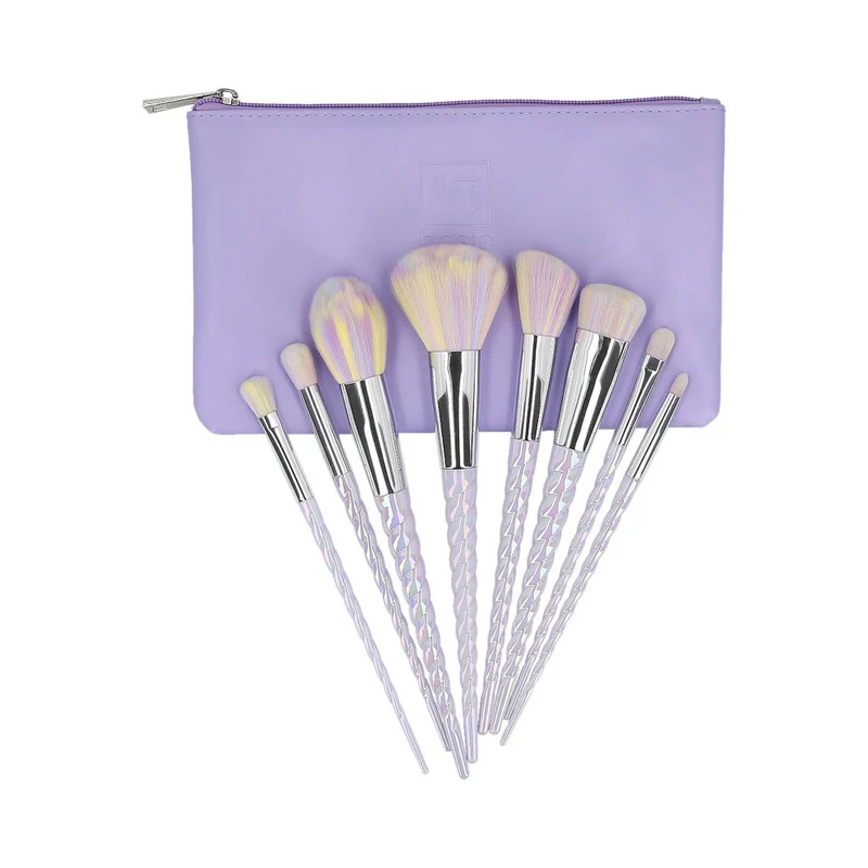 ilū 8 Makeup Brushes + Case Set Unicorn Light - set di pennelli