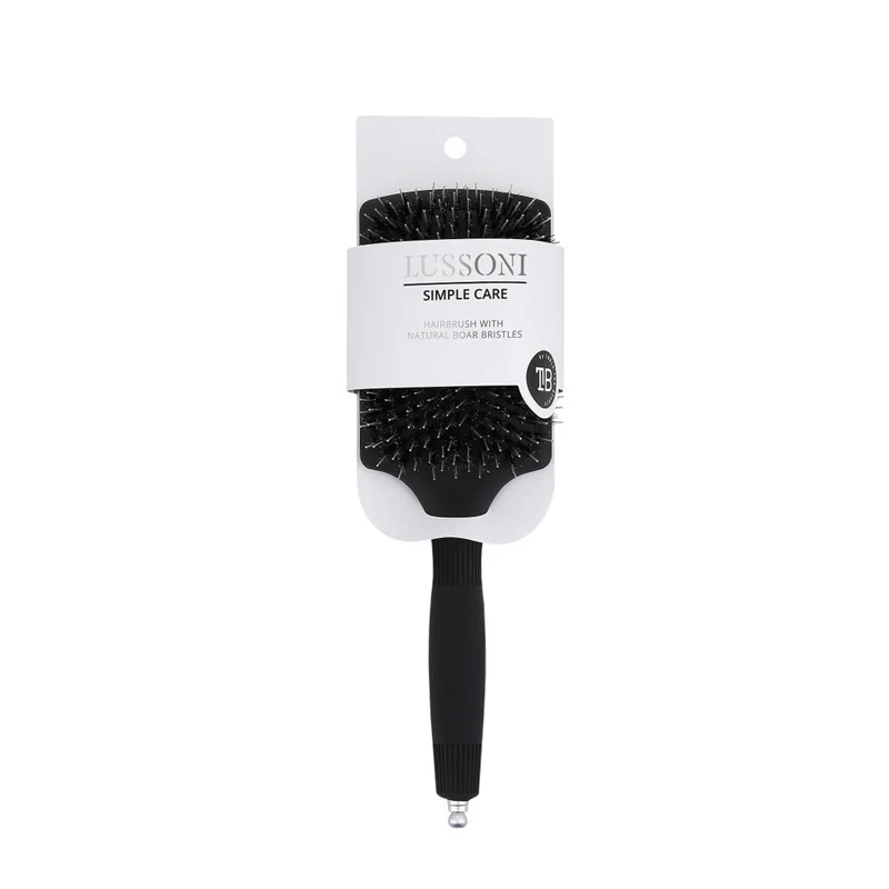 Lussoni Paddle Hair Brush Mixed Bristle - spazzola piatta a setole miste