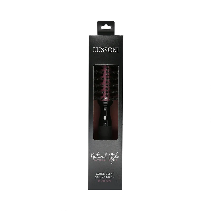 Lussoni Haircare Brush Natural Style 28mm - spazzola naturale