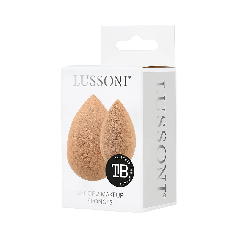 Lussoni Makeup Sponges Mini and Large 2pz - spugne make up a goccia