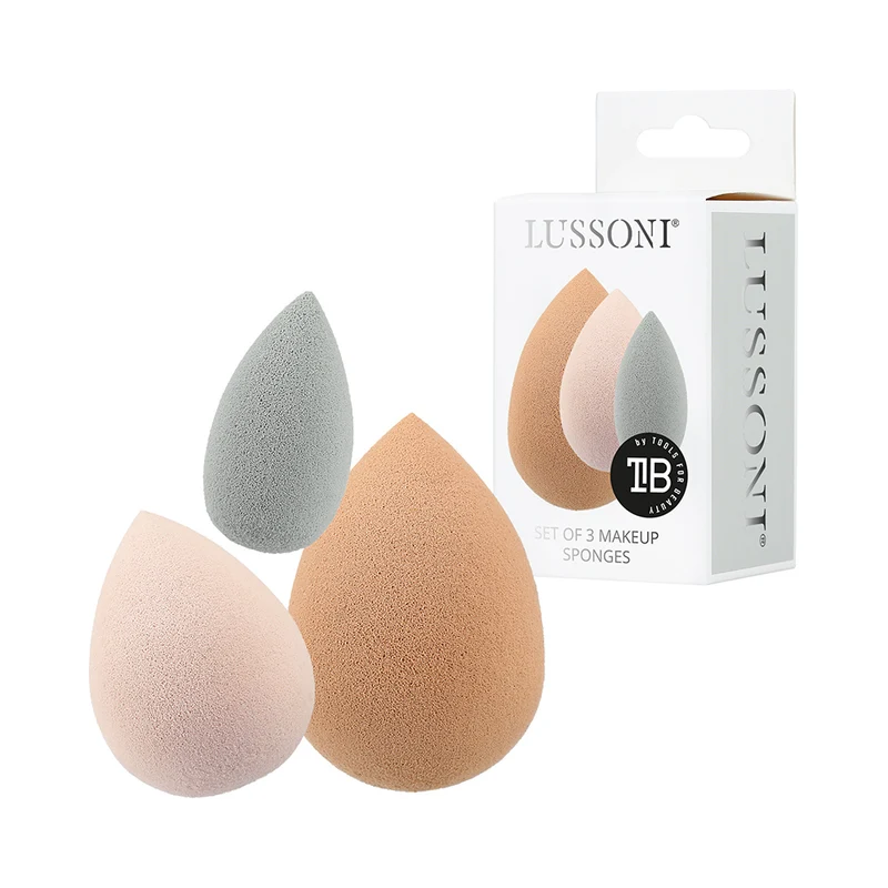Lussoni Makeup Sponges 3pz - spugne make up a goccia