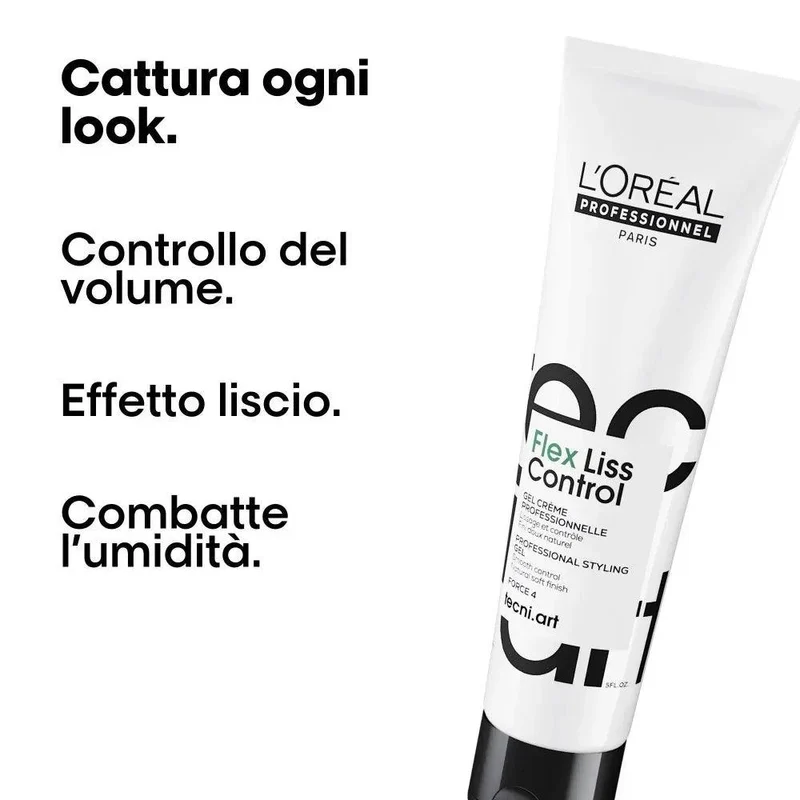Liss Control L'Oreal Professionnel 150ml - Gel Lisciante Anti-Crespo