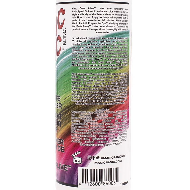 Manic Panic Keep Color Alive Conditioner 236ml - balsamo di mantenimento
