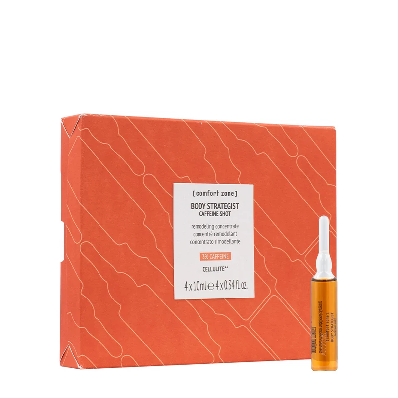 Comfort Zone Body Strategist Caffeine Shot 4x10ml - concentrato rimodellante