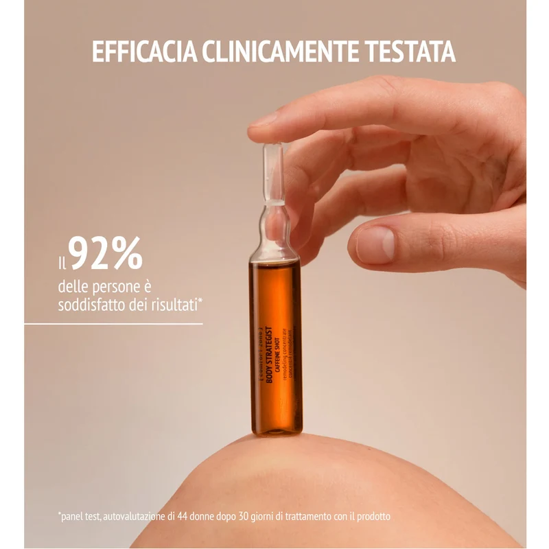 Comfort Zone Body Strategist Caffeine Shot 4x10ml - concentrato rimodellante