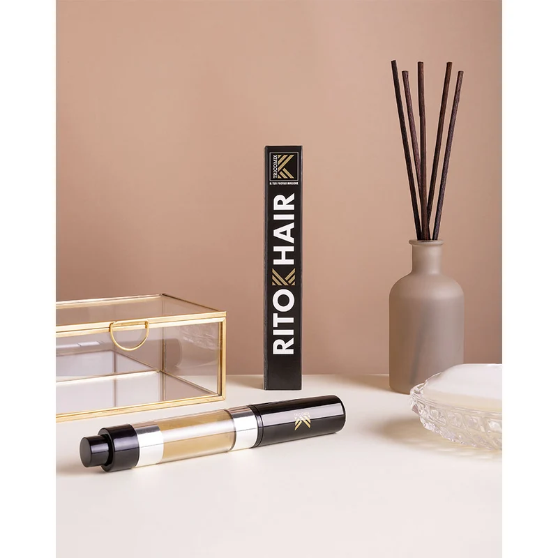 Tricomix Ritok Hair Black 4gr - polvere coprente per ricrescita nero