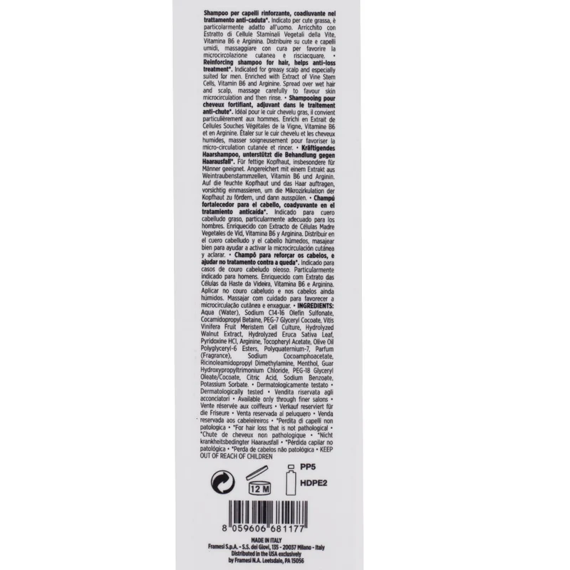 Framesi Morphosis Densifying Reinforcing Shampoo 1000ml - shampoo rinforzante anticaduta
