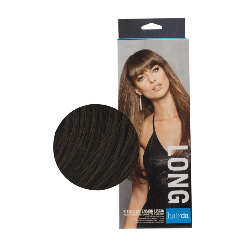 Hairdo Extension Liscia Castano Medio 2x51cm - extension