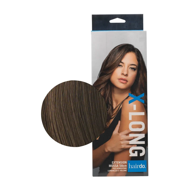 Hairdo Extension Mossa Castano Chiaro 58cm - extension mossa