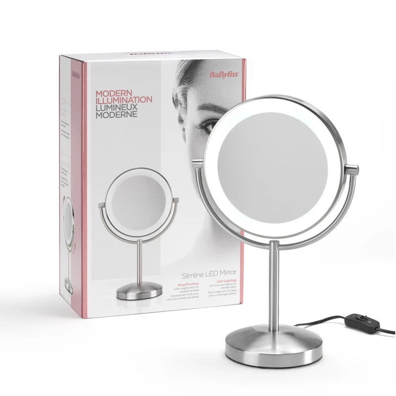 Babyliss Ultra Slim Line Led Mirror - specchio satinato ad illuminazione led