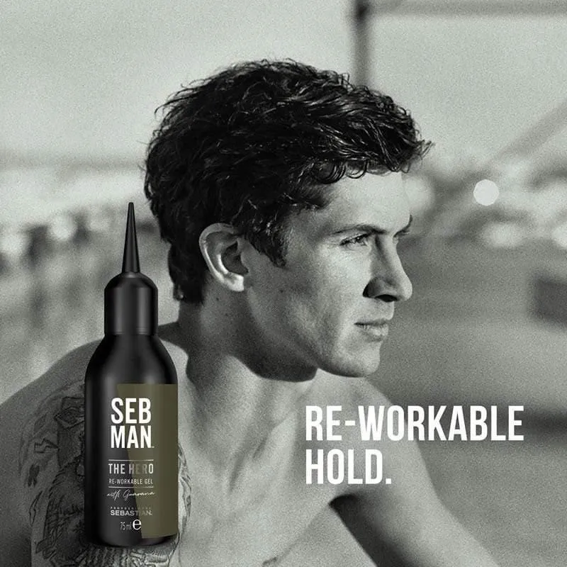 Sebastian Man The Hero Gel Capelli Uomo 75ml