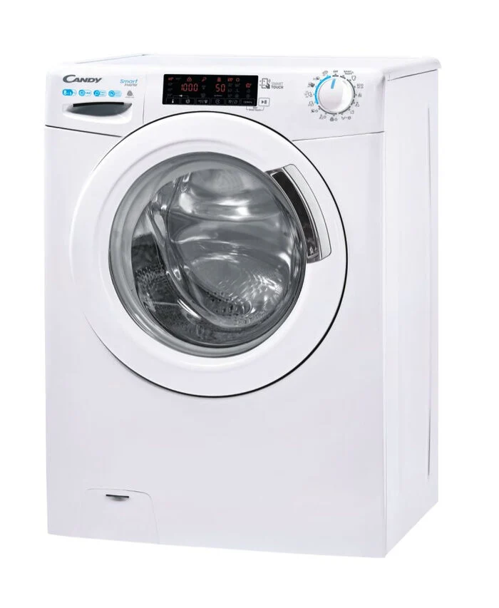 Candy Smart Inverter CSWS 485TWME/1-S lavasciuga Libera installazione Caricamento frontale Bianco D