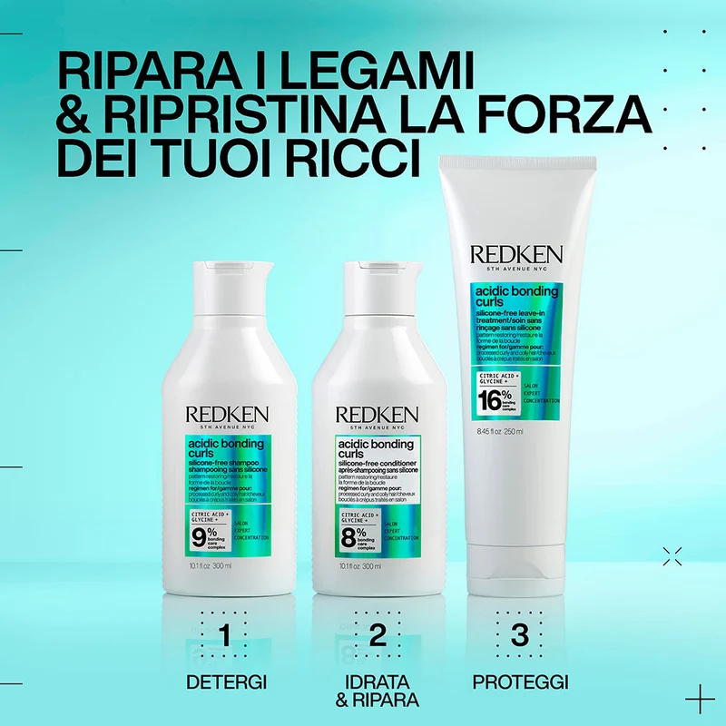 Redken ABC Curls Conditioner 300ml - balsamo per capelli ricci danneggiati