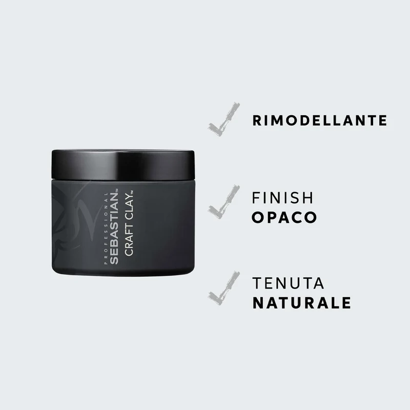 Sebastian Form Craft Clay 50ml - argilla opaca tenuta leggera