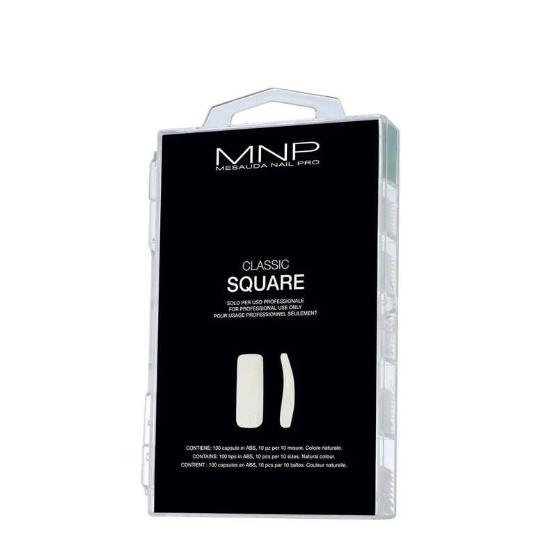 My Nail Pro MNP Classic Square Tips 100pz - tips colore naturale
