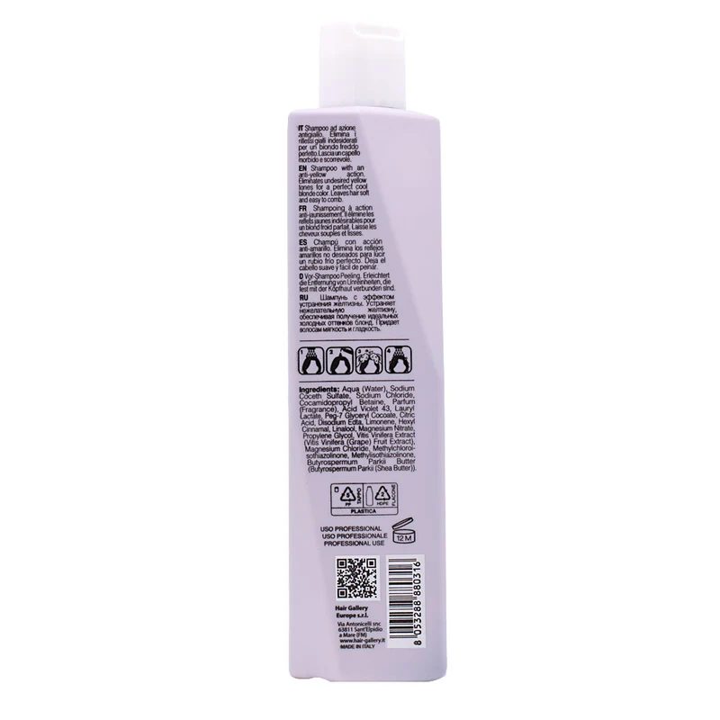 VIAHERMADA Anti-Yellow Shampoo 250ml - shampoo antigiallo