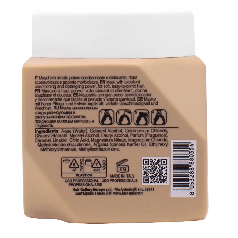 VIAHERMADA Silky Mask 250ml - maschera nutriente con olio di argan