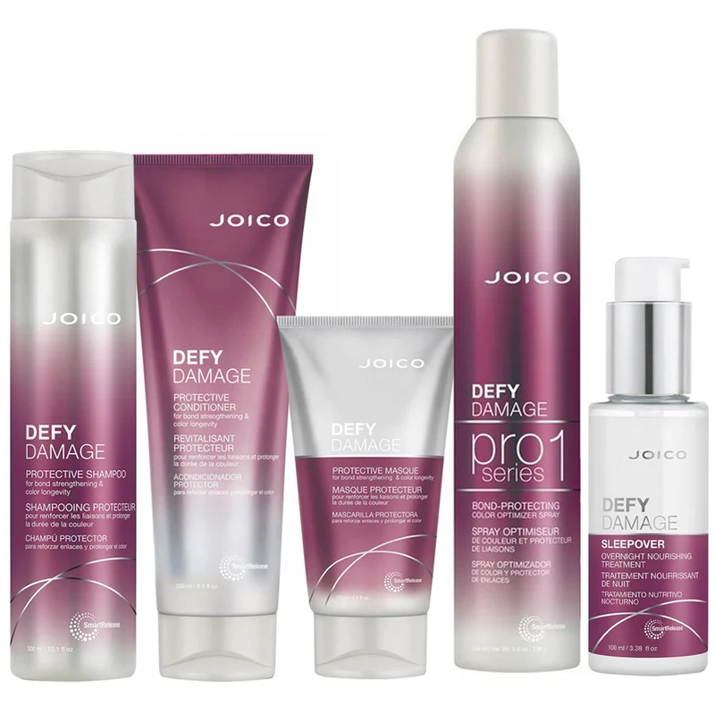 Joico Defy Damage Protective Shampoo300ml Conditioner250ml Mask150ml Bond Protecting358ml Overnight Treatment100ml