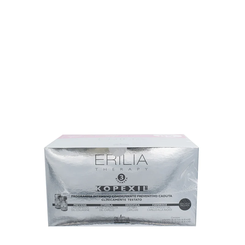 Creattiva Erilia Kopexil Cofanetto Fiale Anticaduta 20x8ml + 10x8ml - trattamento intensivo anticaduta