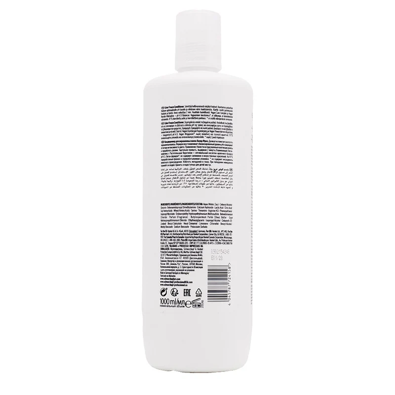 Schwarzkopf BC Bonacure Color Freeze Conditioner pH 4.5 1000ml - balsamo per capelli colorati