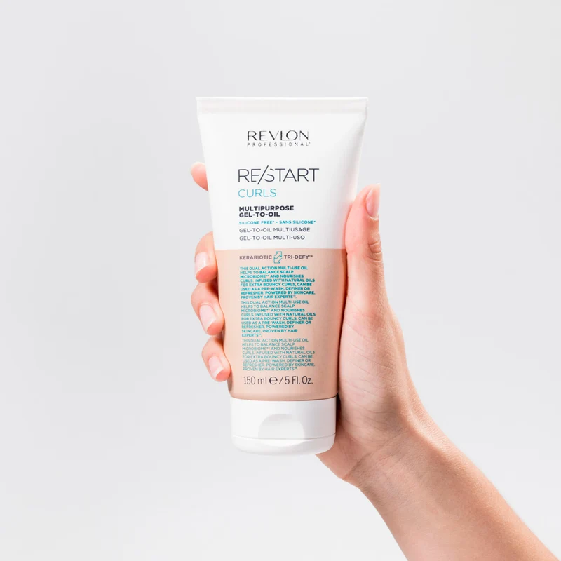 Revlon Restart Curls Multipurpose Gel-To-Oil 150ml - gel per capelli ricci