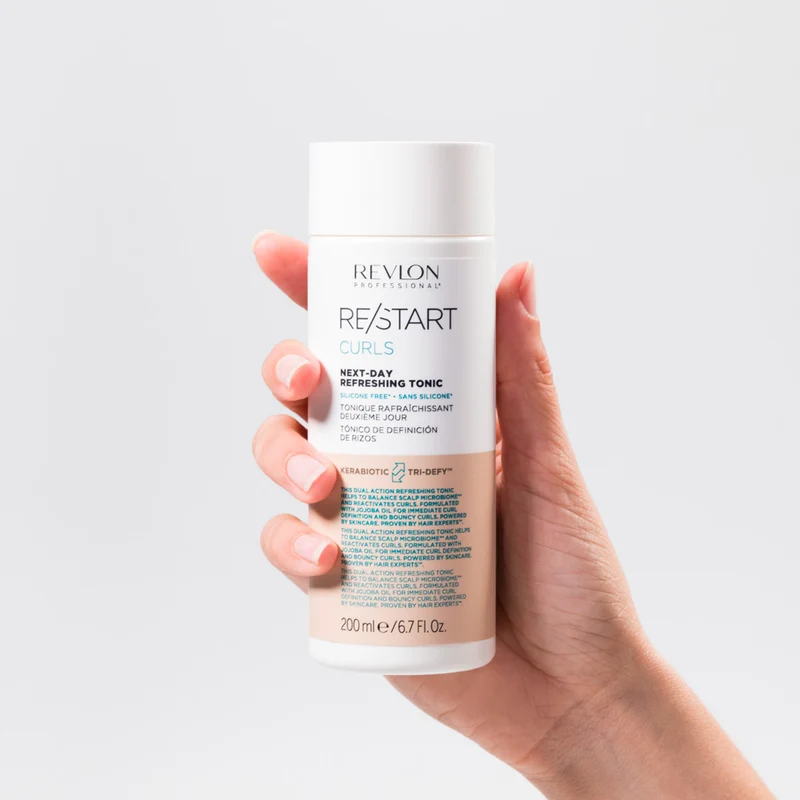 Revlon Restart Curls Next-Day Refreshing Tonic 200ml - tonico per capelli ricci