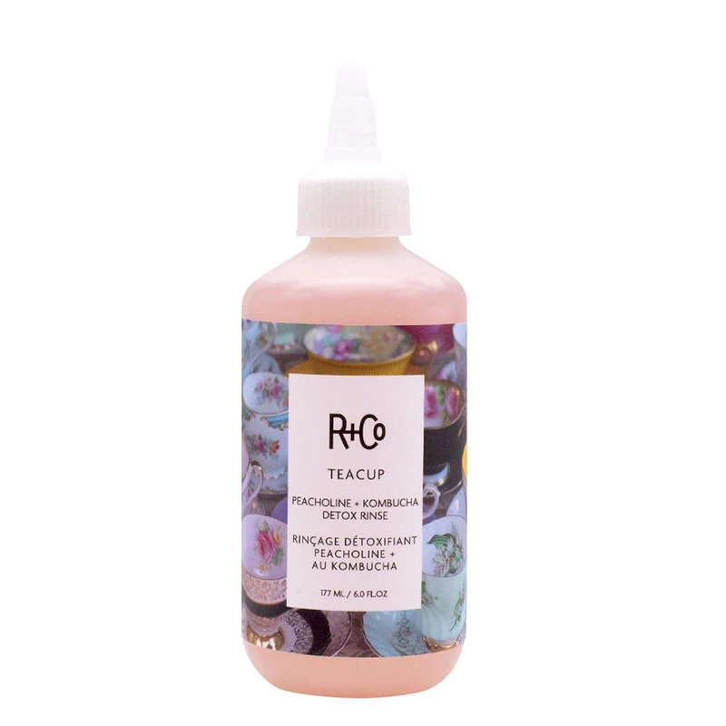 R+Co Teacup Peacholine + Kombucha Rinse 177ml - detox per cute