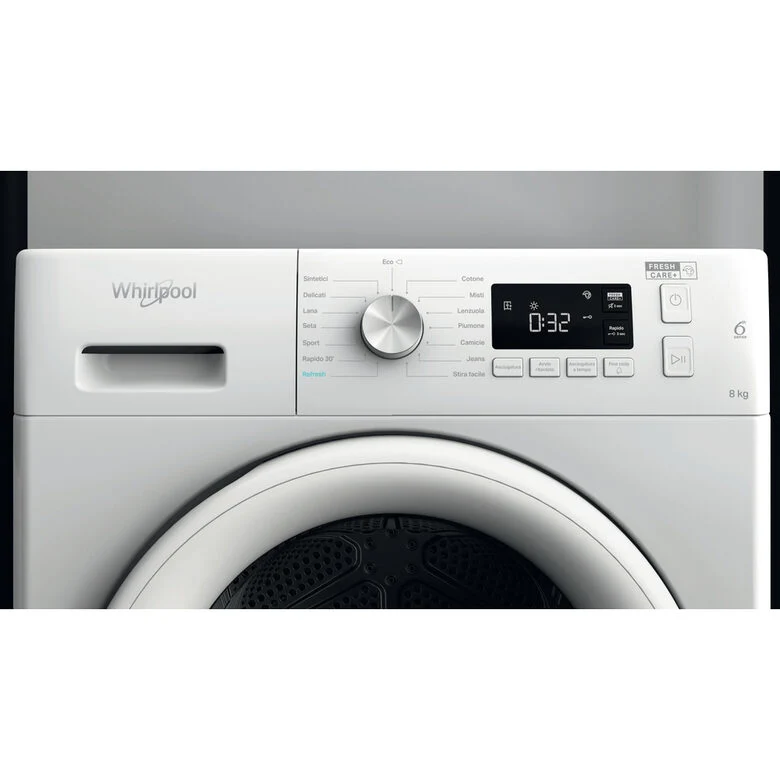 Whirlpool FFTN M11 82 IT asciugatrice Libera installazione Caricamento frontale 8 kg A++ Bianco