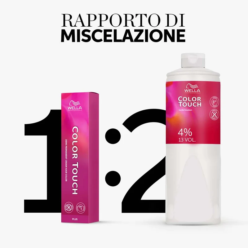 Wella Color Touch Plus 55/07 Castano Chiaro Intenso Naturale Sabbia 60ml - colore demi-permanente