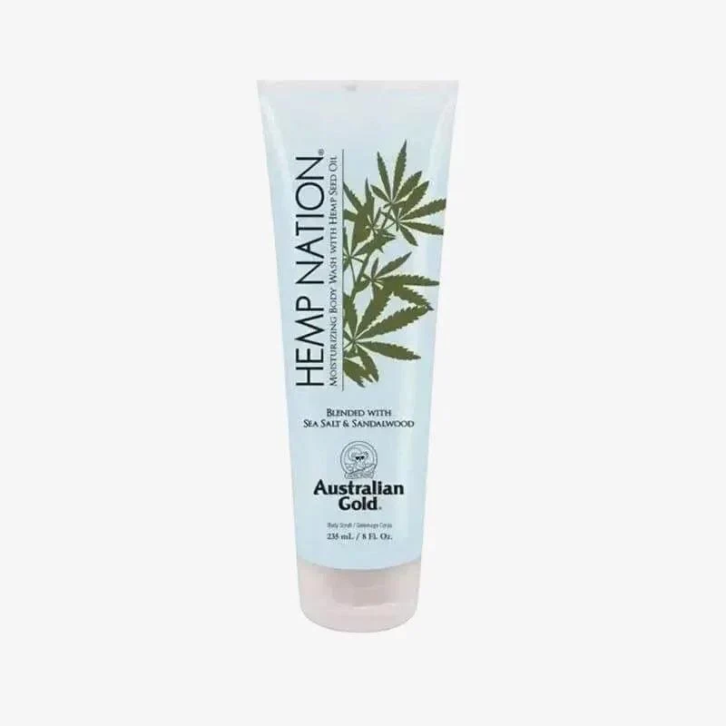 Hemp Nation Sea Salt e Sandalwood Body Wash 235ml Australian Gold