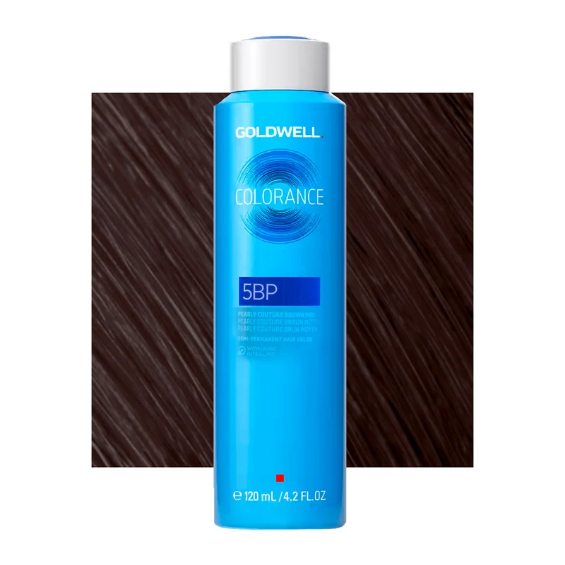 5BP Castano medio perla couture Goldwell Colorance Cool browns can 120ml