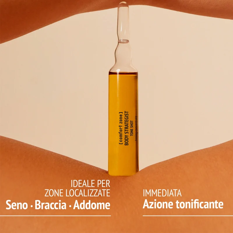 Comfort Zone Body Strategist Tone Shot 4x10ml - concentrato tonificante