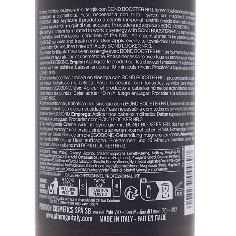 Alterego EgoBond 2 Bond Setter 500ml - crema fortificante
