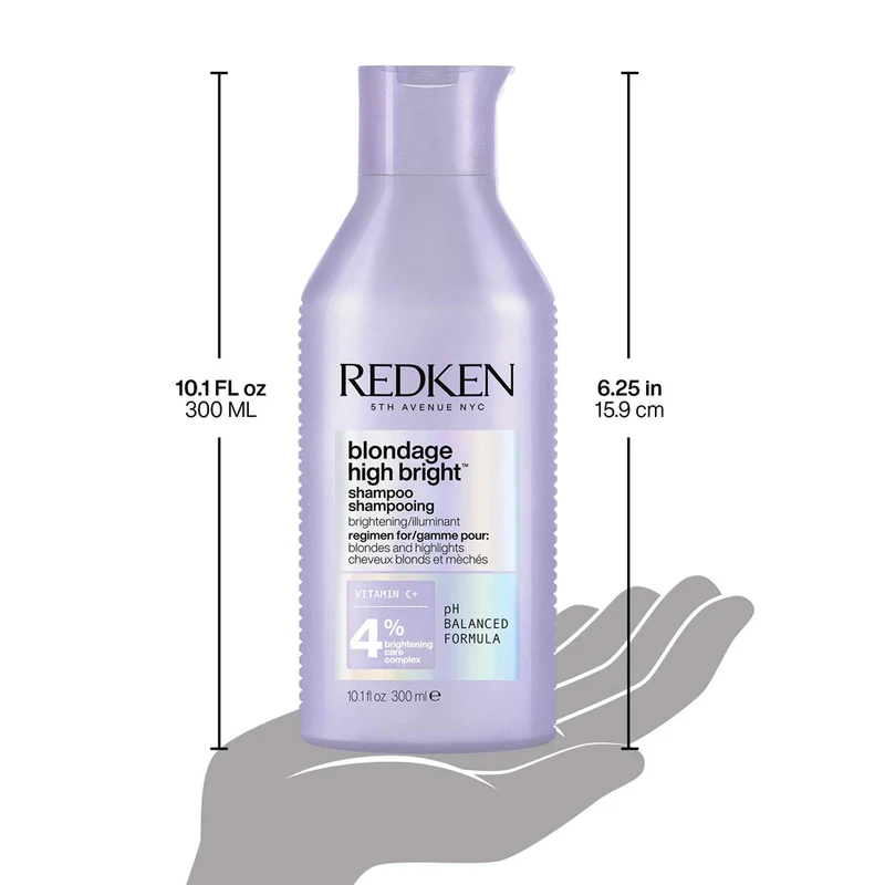 Redken Blondage High Bright Shampoo 300ml - shampoo per capelli biondi e luminosi